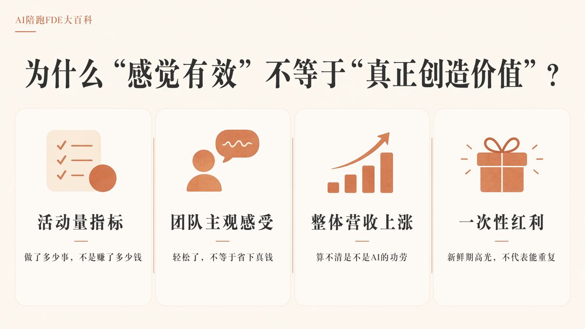 算AI的ROI,四类数字不能直接当收益
