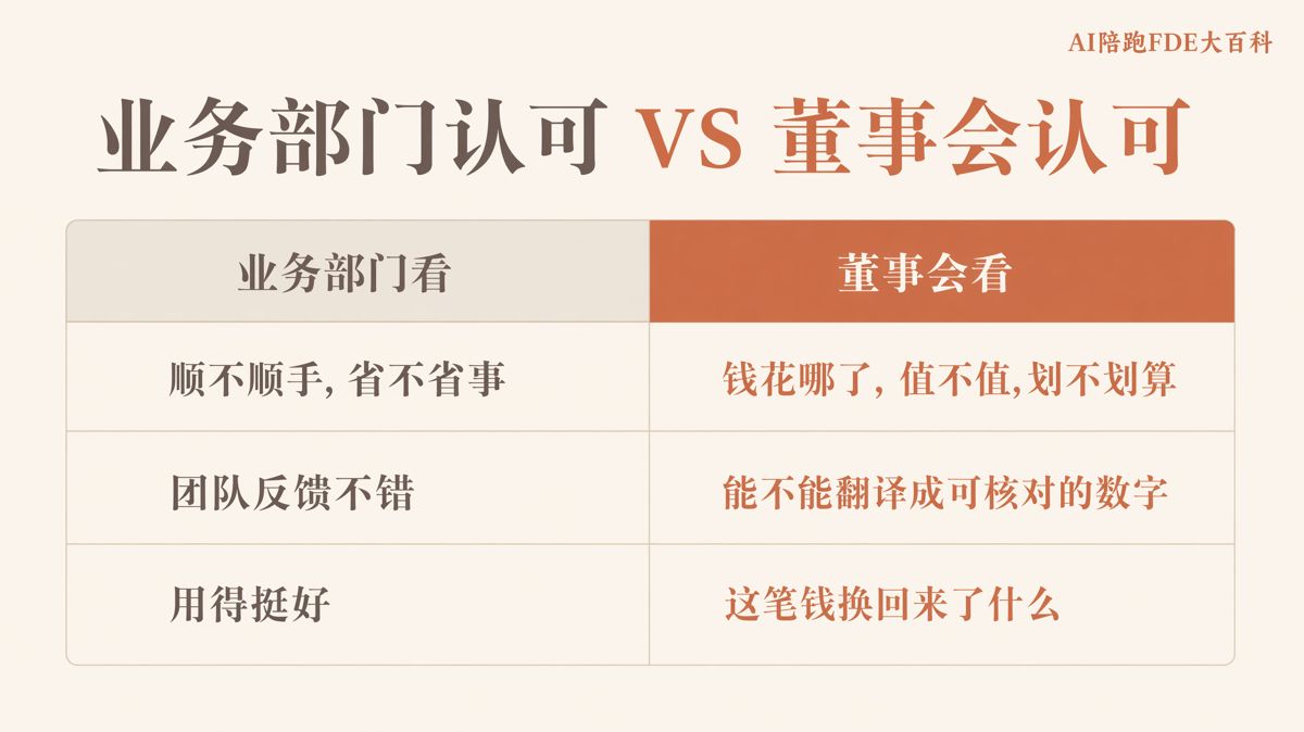 AI陪跑值不值?老板和董事会要看四项数据