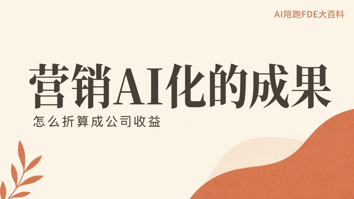 营销AI化有没有收益,不能只看内容产量