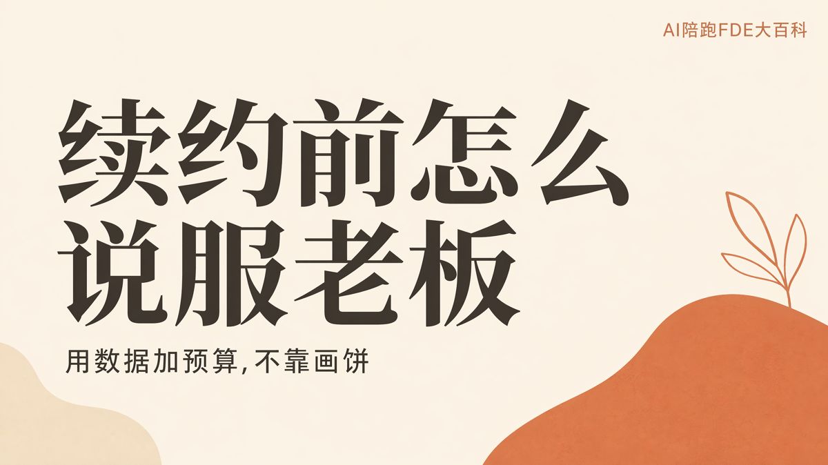 续约前,如何用数据说服老板加预算