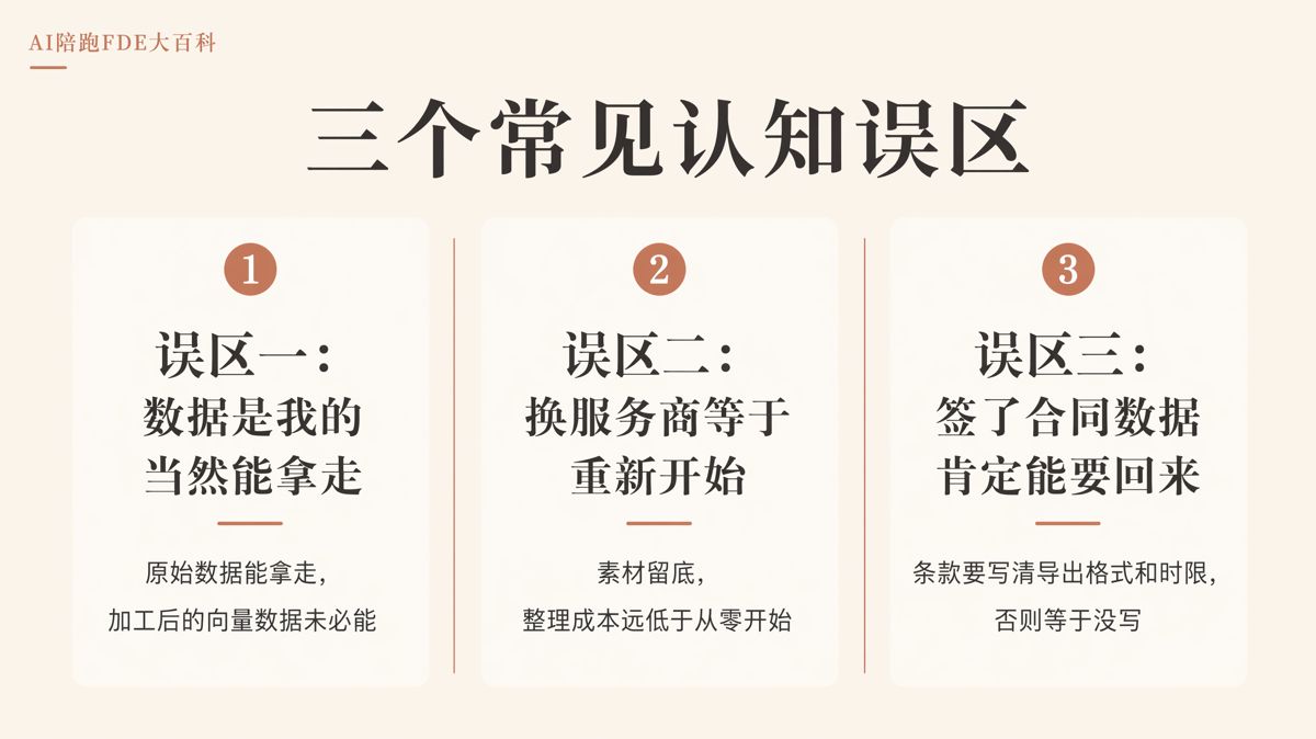 换AI服务商,数据和知识库能带走多少?