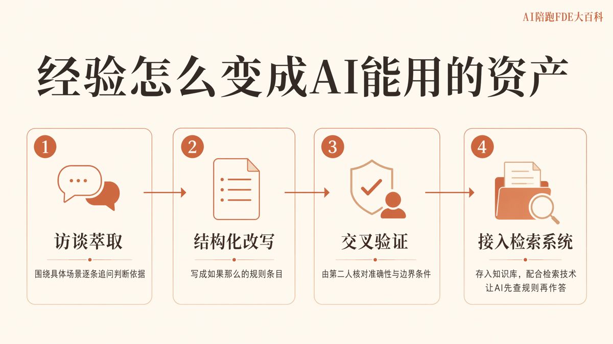 如何把老员工经验变成AI可用的知识资产