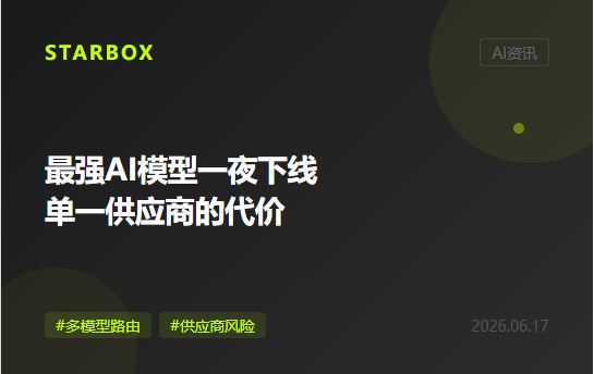 一纸出口管制,让全球最强AI模型一夜下线:企业的"单一供应商依赖"代价有多大