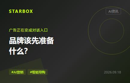 广告点进去就能追问:品牌该先准备什么?