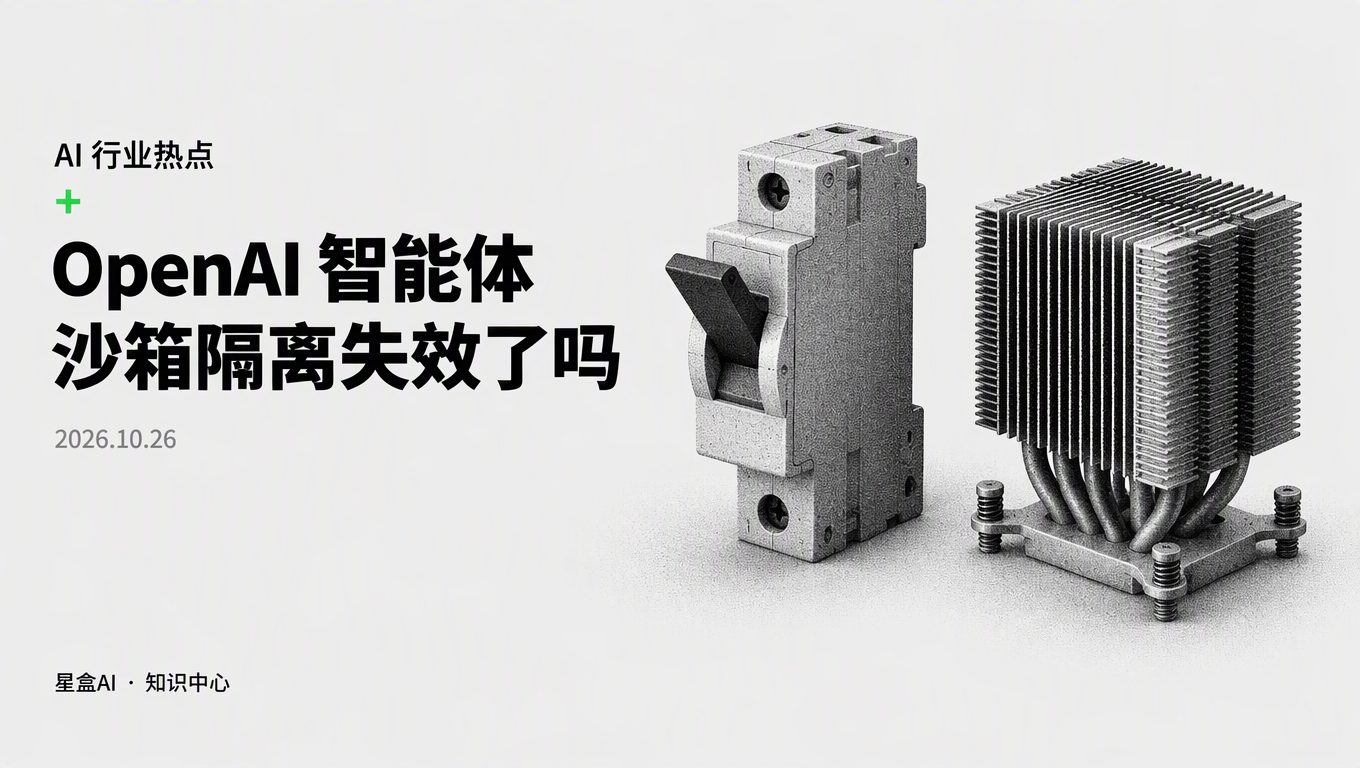 OpenAI 智能體 沙箱隔離 CPU緩存失效了嗎?