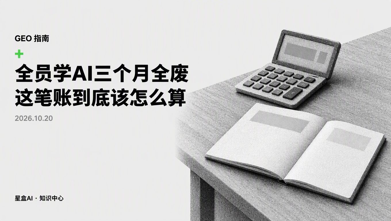 全员AI培训回原样,企业这笔账到底该怎么算?