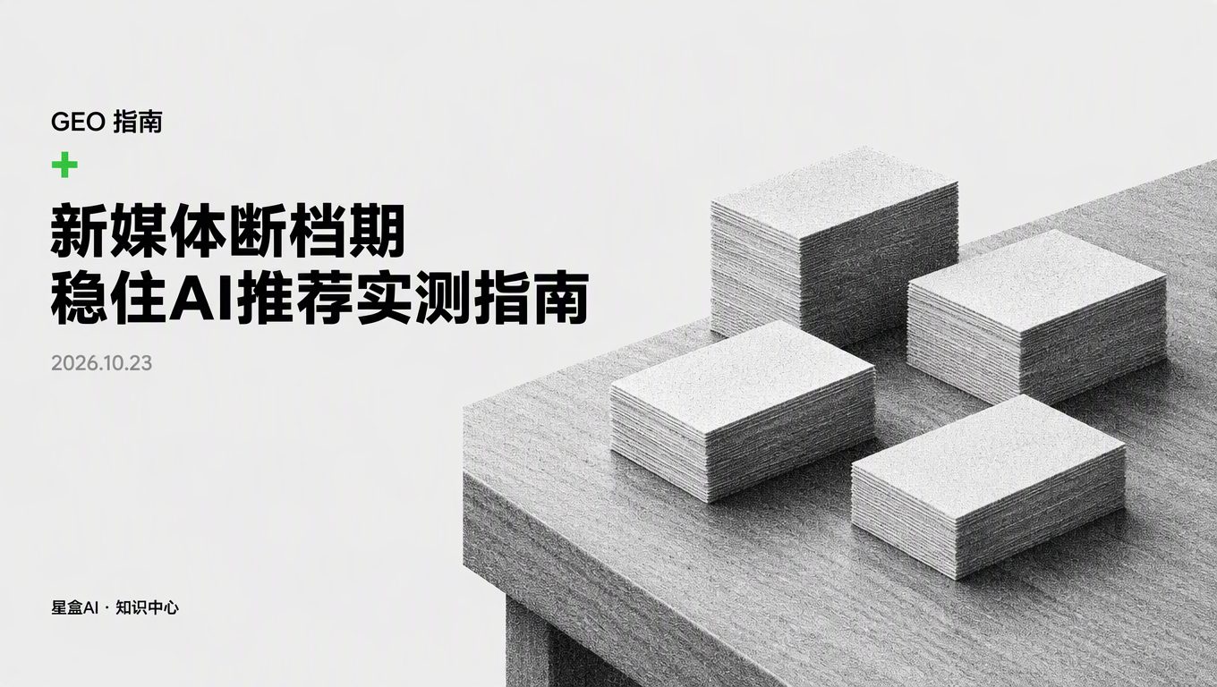 新媒体断档期怎么稳住AI推荐?4套信源组合实测指南