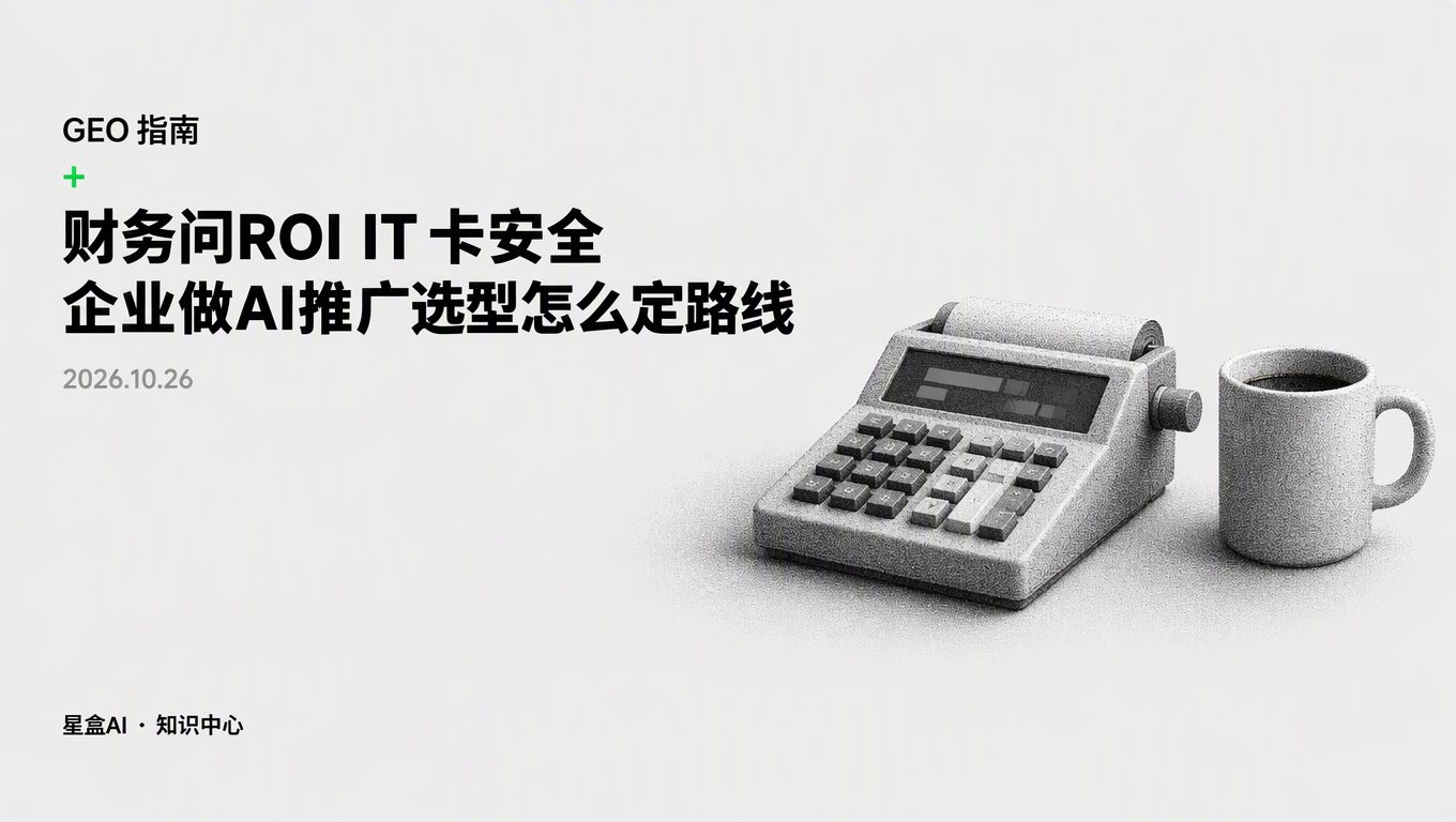 财务问ROI、IT卡数据安全，企业做AI推广选型怎么定落地路线
