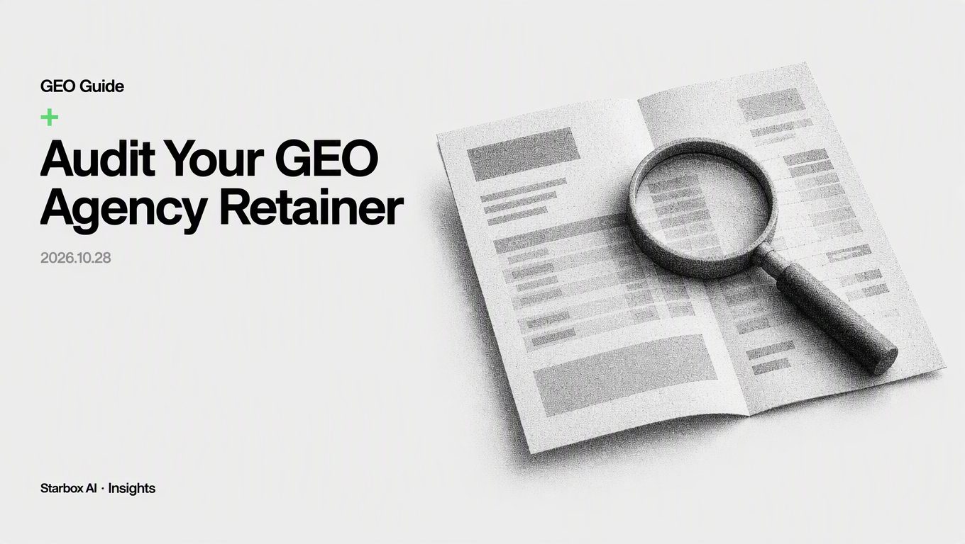 Auditing a 1.5M GEO Retainer: 5 Financial Checkpoints