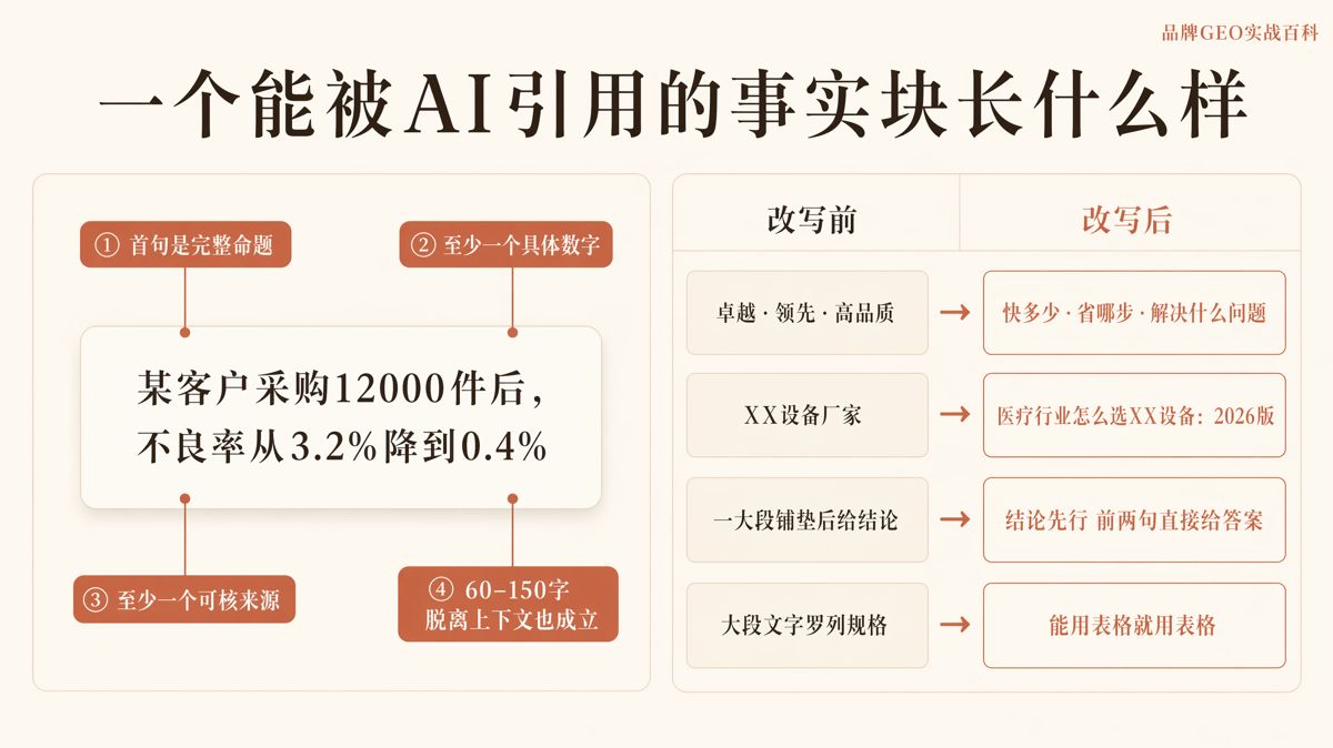 GEO的本质:从关键词密度到事实密度