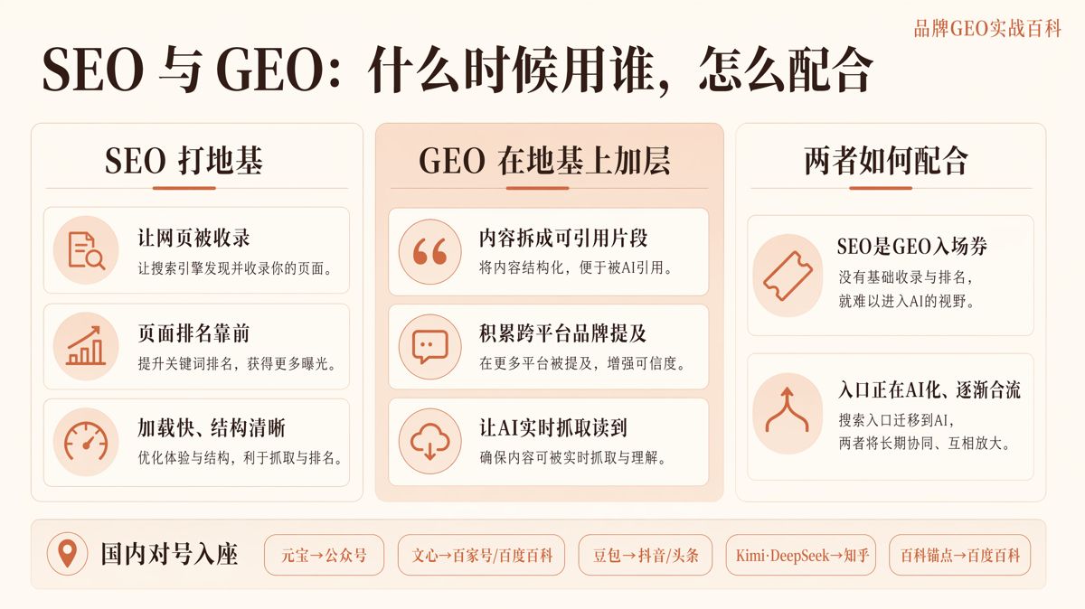 GEO和SEO有什么区别?10个维度对比