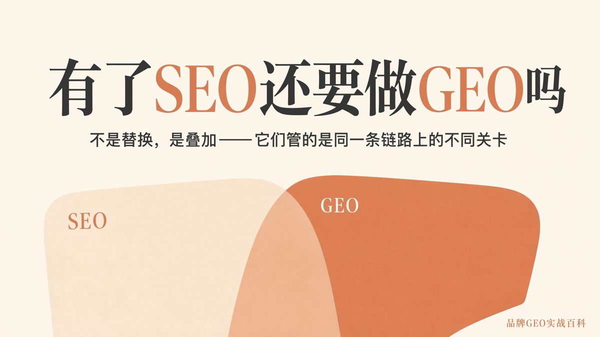 有了SEO,为什么还要做GEO