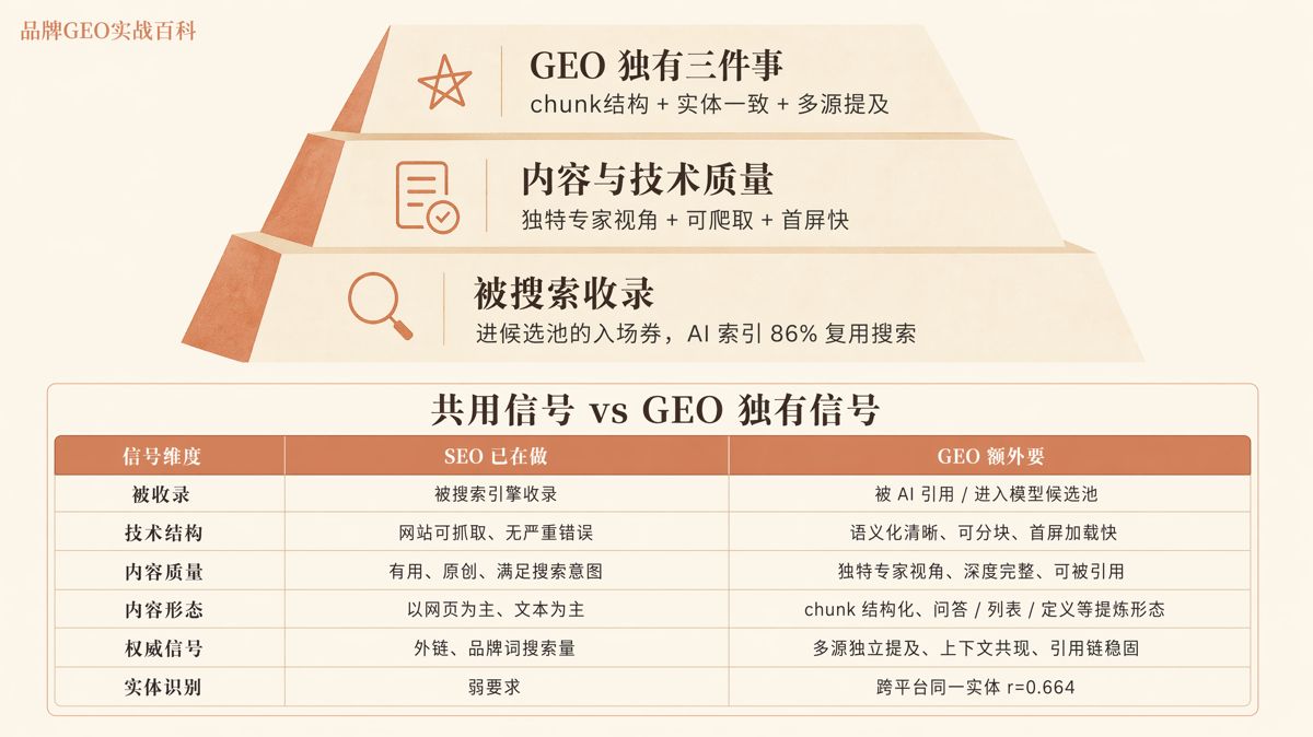 做 GEO,为什么要先做好 SEO