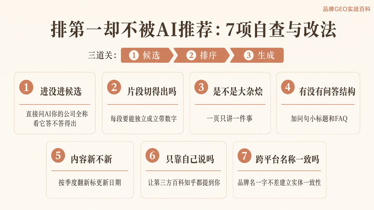 百度排第一,AI为什么不推荐你