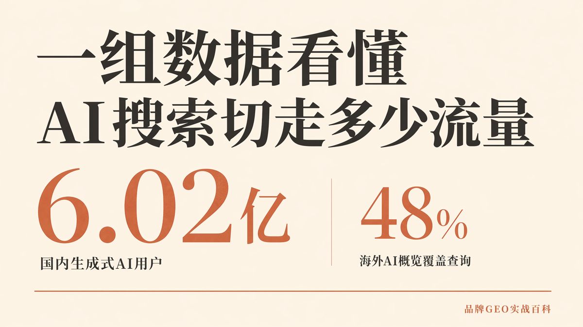 AI搜索切走了多少流量?一组数据看清