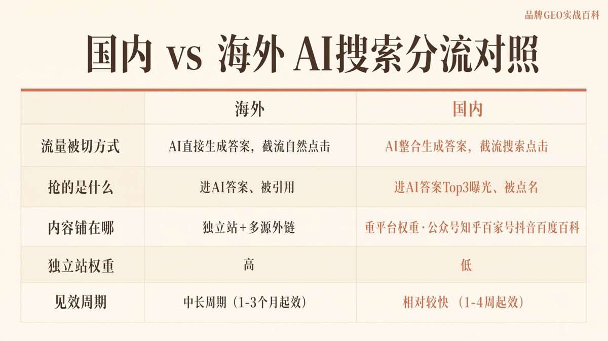 AI搜索切走了多少流量?一组数据看清