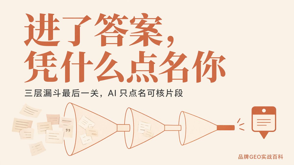 进了AI答案,为什么还没被点名