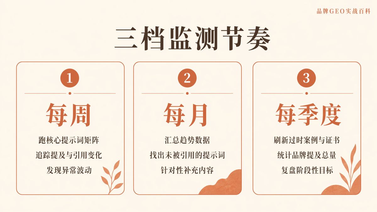 GEO监测看什么,多久做一次才有效