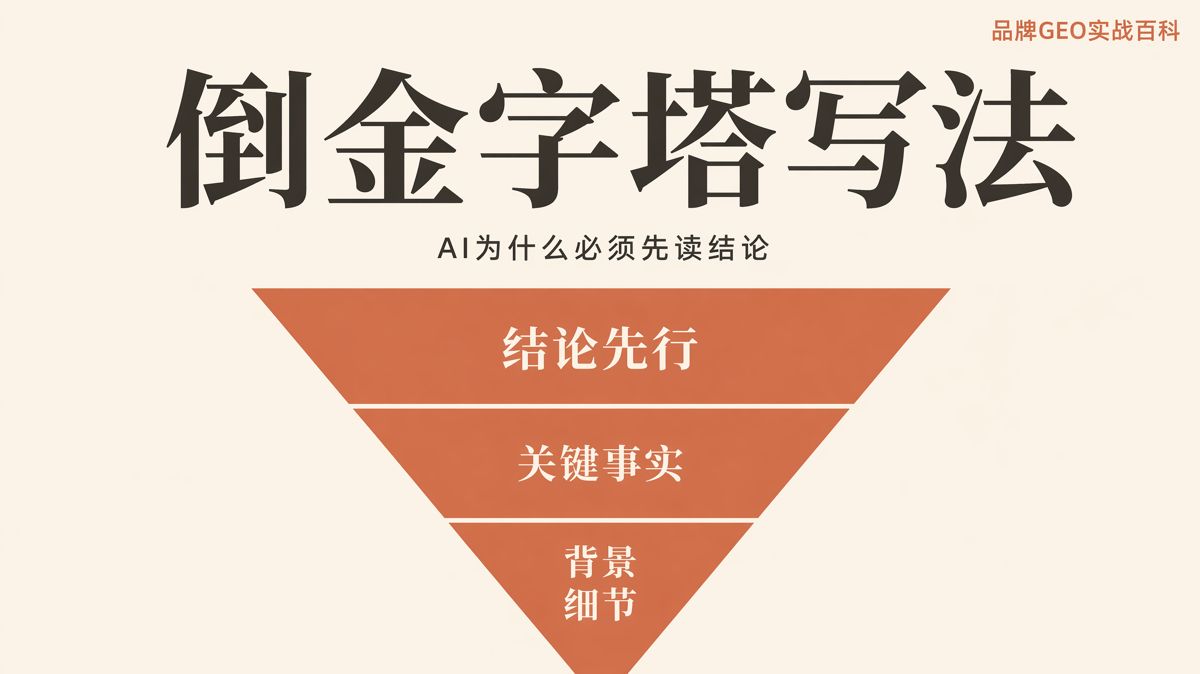 GEO(生成式引擎优化)为什么更需要倒金字塔