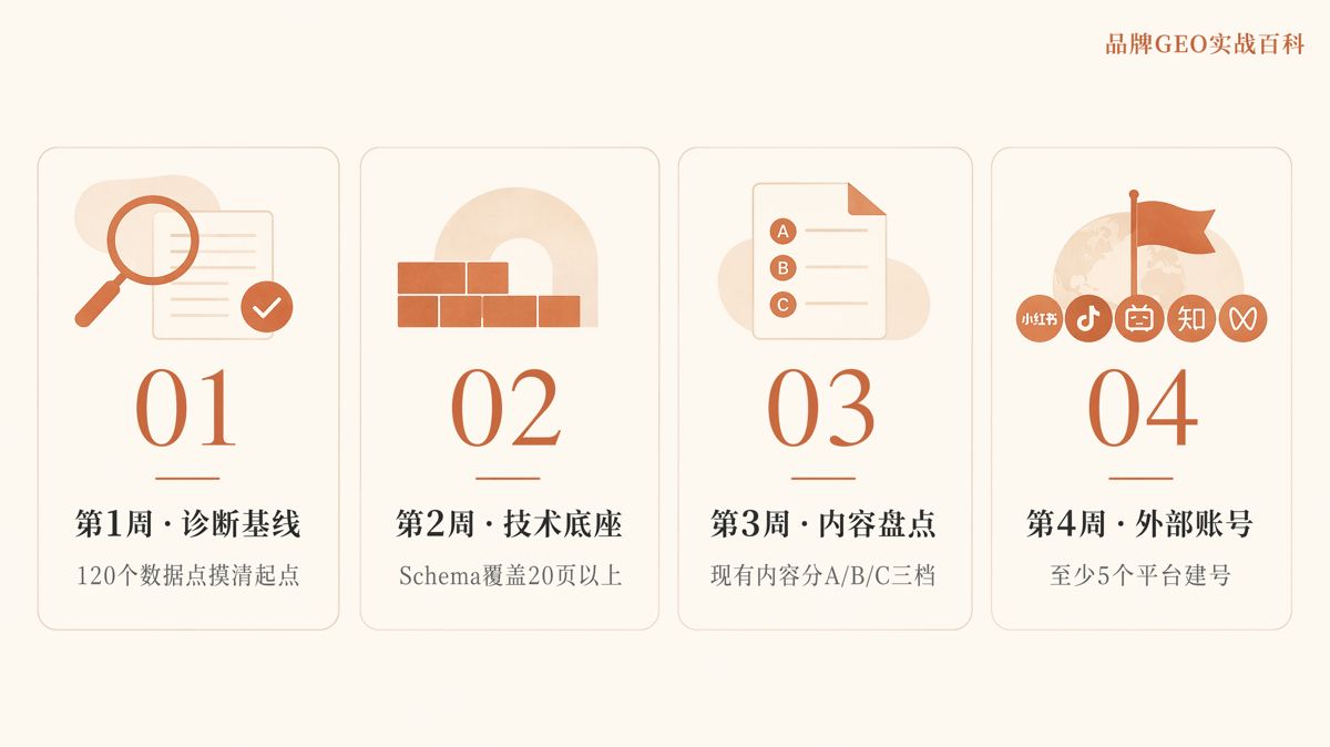 GEO落地前30天:四周基础建设清单