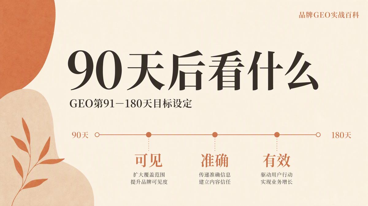 GEO做满90天,后90天重点看什么?