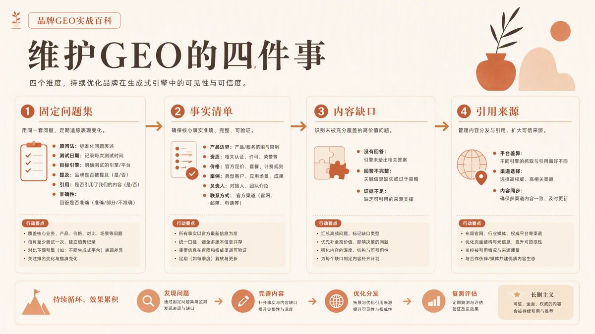 GEO见效后,如何持续维护?