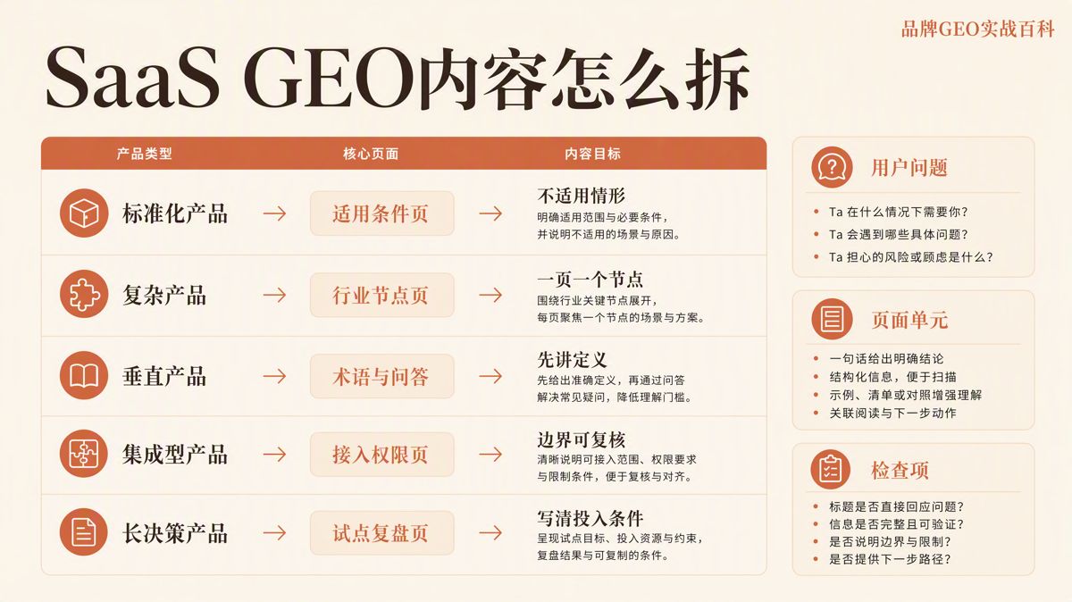 SaaS 做 GEO,先看懂 5 种用户决策场景