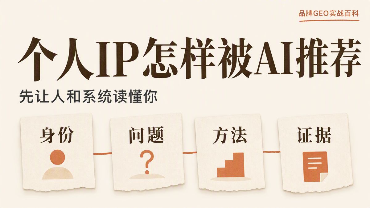 个人IP如何提高被AI推荐的机会?