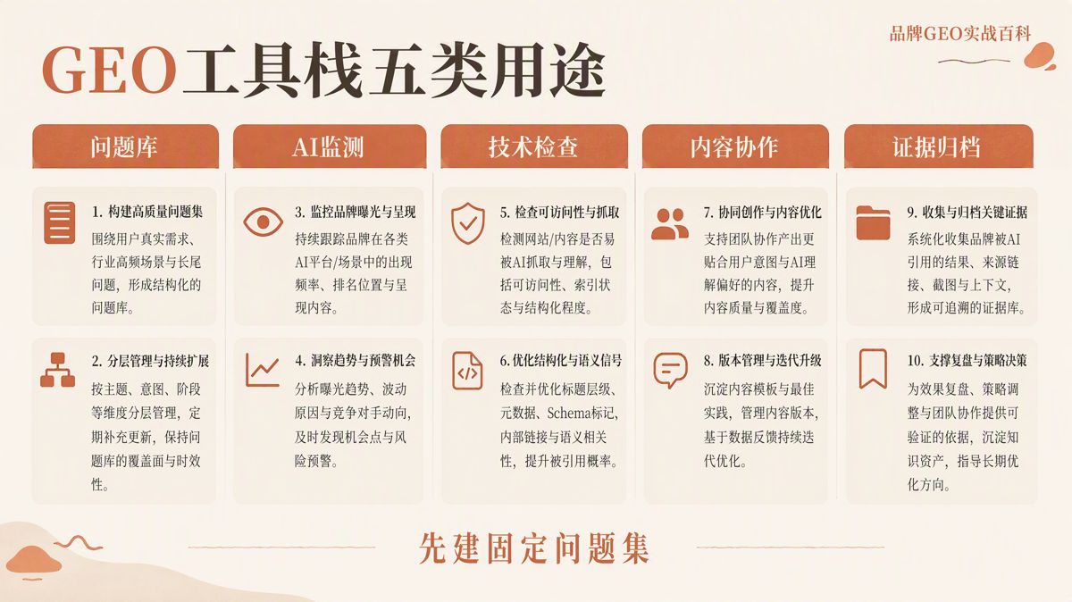GEO(生成式引擎优化)工具怎么选