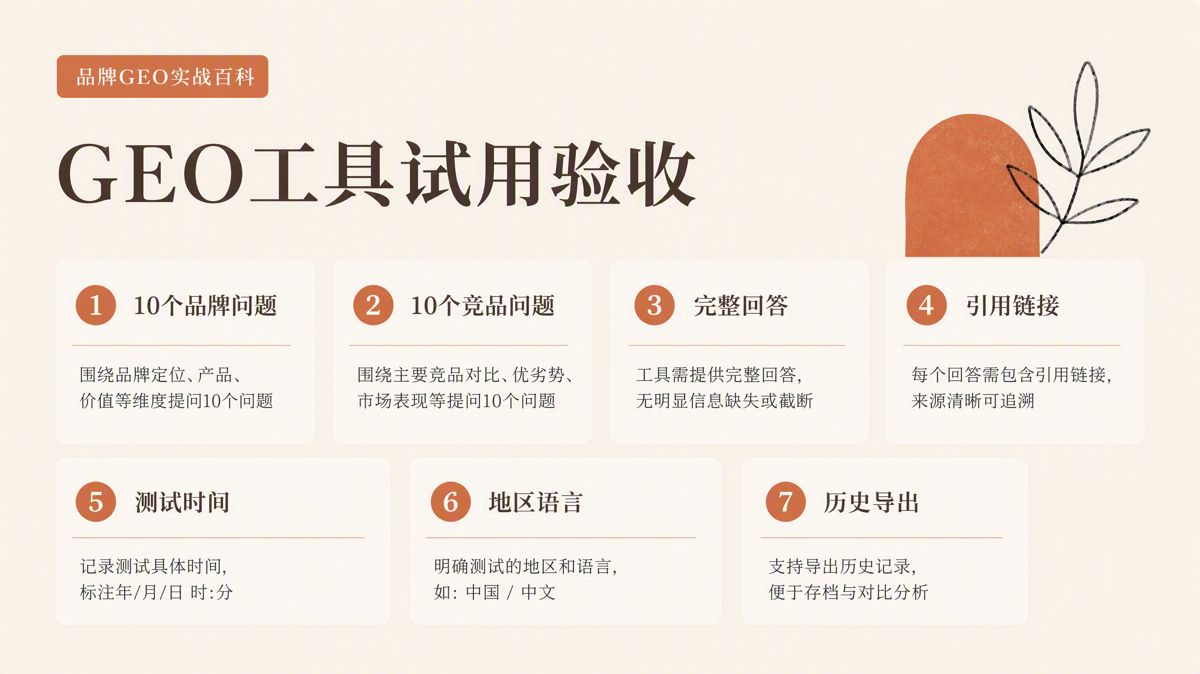 GEO(生成式引擎优化)工具怎么选