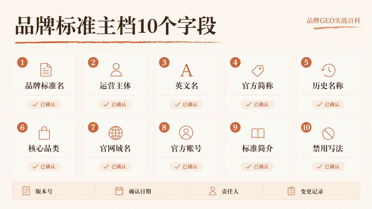 品牌名一致性检查:主档、修复与复核