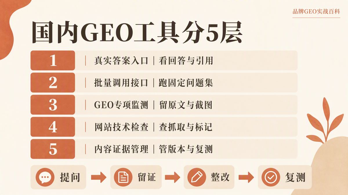 国内 GEO 工具怎么选:五层能力与七天试用