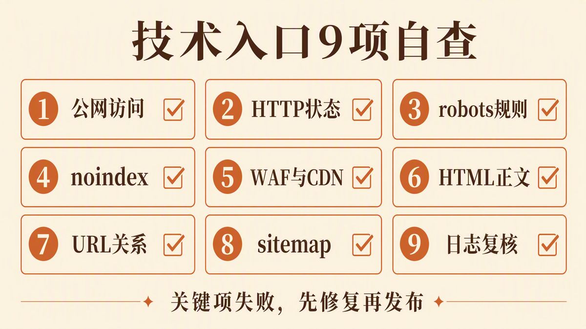 上线前SEO(搜索引擎优化)与AI(人工智能)爬虫9项检查
