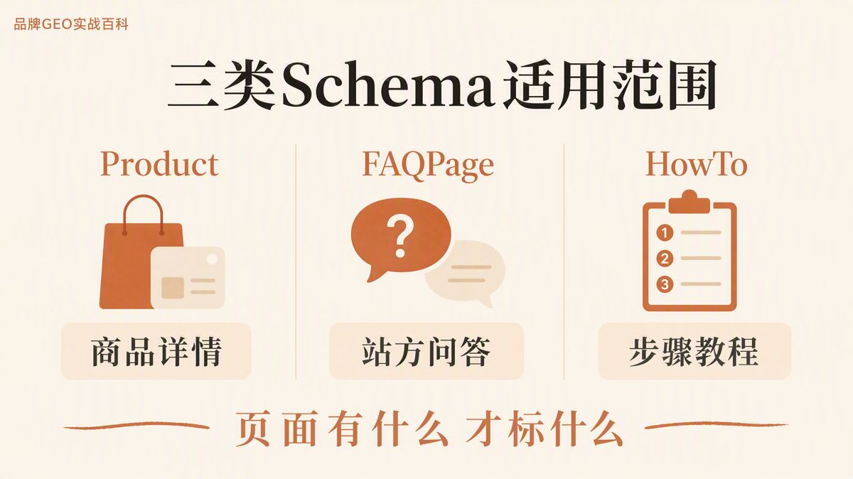 Product、FAQPage、HowTo怎么正确使用
