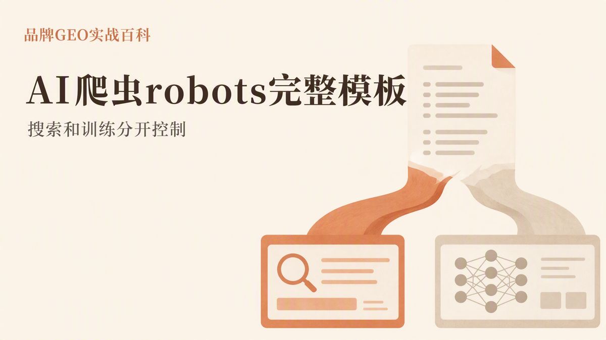 AI爬虫 robots.txt 配置:允许搜索,拒绝训练