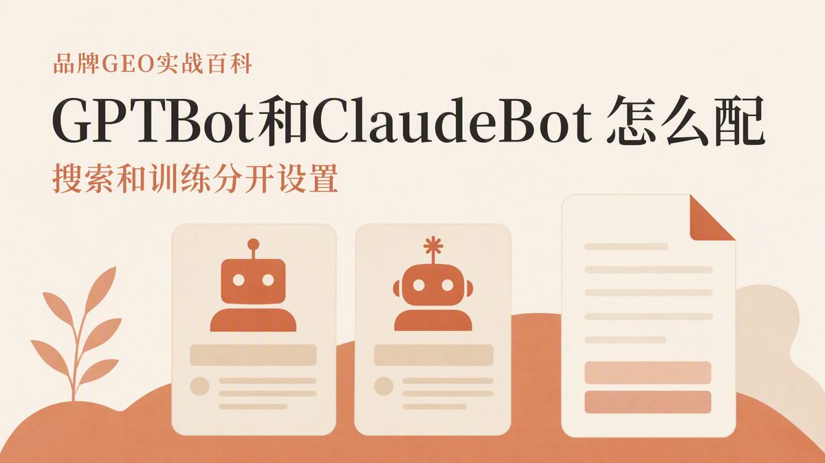 GPTBot和ClaudeBot怎么配?先分清三类访问