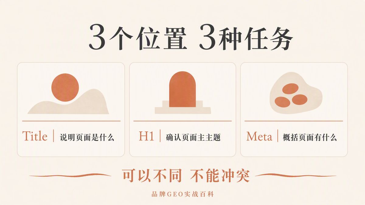 Title、H1、Meta怎么写?先统一页面主题