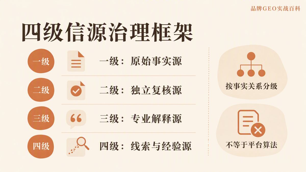 国内GEO信源白名单:四级权重怎么定